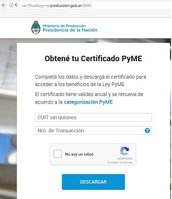 Qué es el Certificado Pyme
