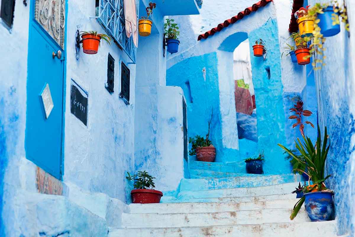 Chaouen pueblo azul Marruecos