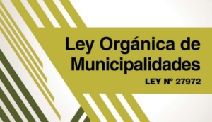 Ley Orgánica de municipalidades de Perú