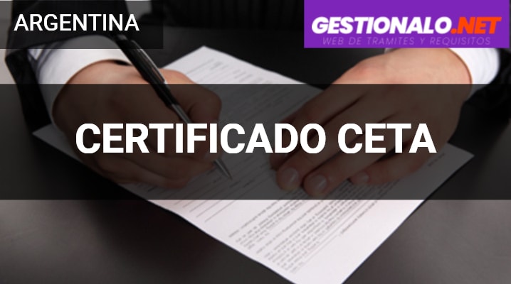 Certificado CETA