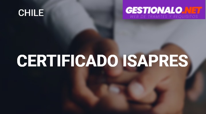Certificado ISAPRES