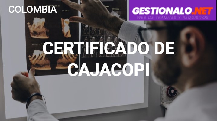 Certificado de Cajacopi