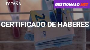 Certificado de Haberes