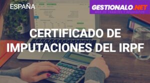 Certificado de Imputaciones del IRPF