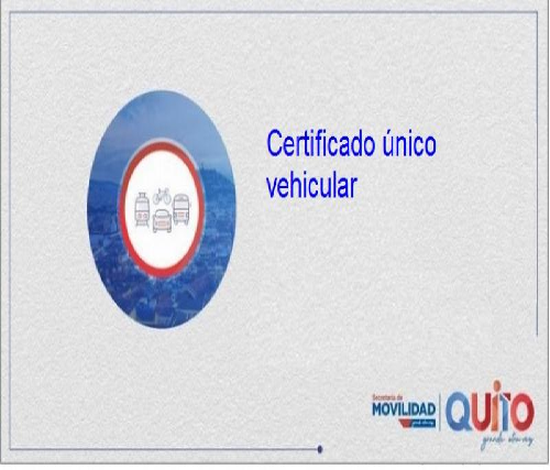 Certificado unico vehicular