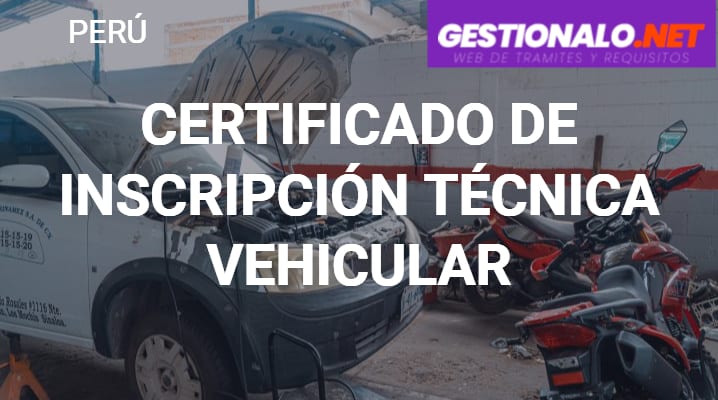 Certificado de Inspección Técnica Vehicular