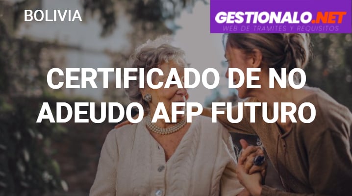 Certificado de No Adeudo AFP Futuro