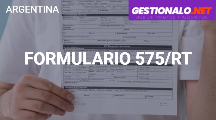 Formulario 575/RT