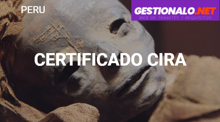 Certificado CIRA