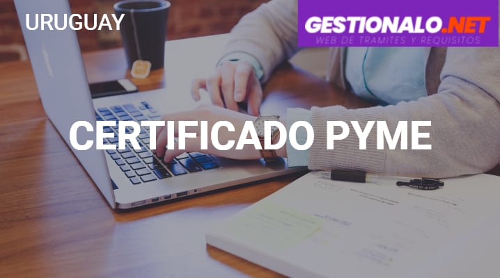 Certificado PYME			 			