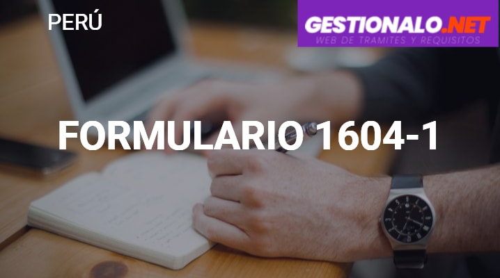 Formulario 1604-1
