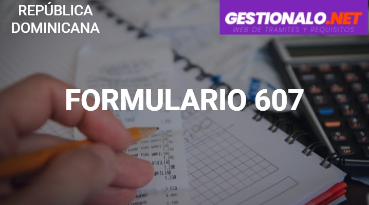 Formulario 607