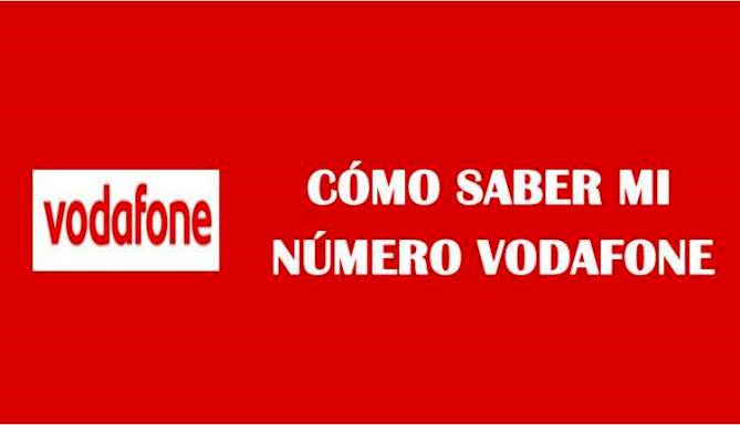CómoSaber mi Número Vodafone